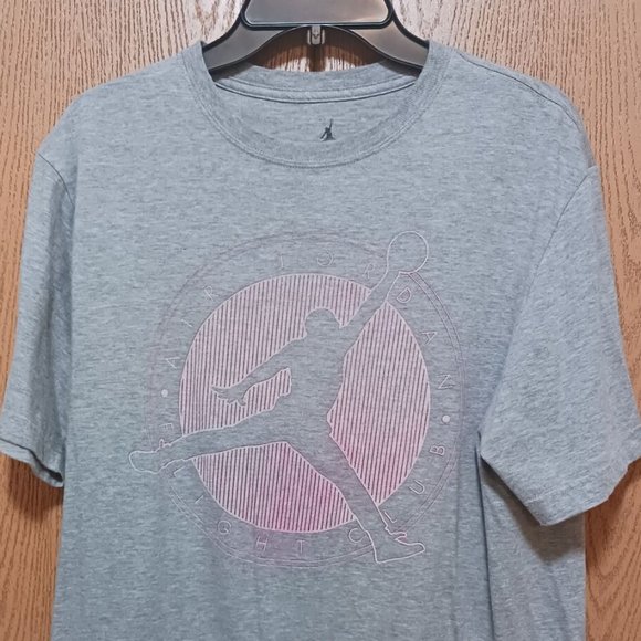 3 Jordan (T-Shirts)-(1 Orange/2 Gray)-(Pre-owned)-(Worn Condition)-(Size L)-$25 - Picture 8 of 9